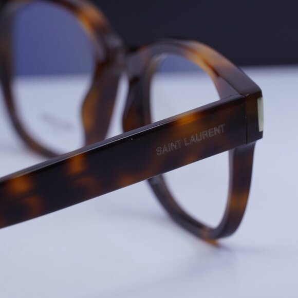 Saint Laurent SL722 006 Square Eyeglasses 51mm – Havana - Picture 10 of 11